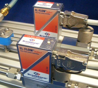 An example of a MEMS sensing instrument a gas flow sensor made for Bronkhorst